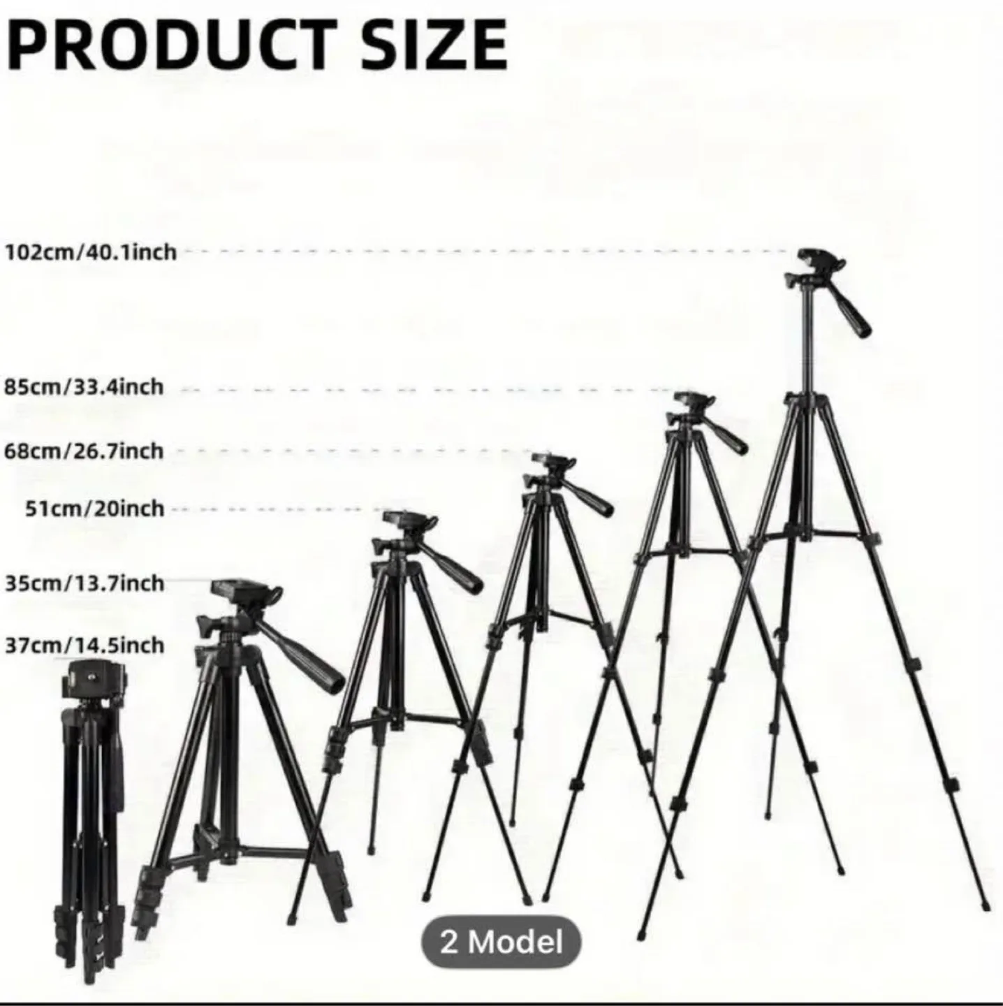 Portable Adjustable Telescopic Selfie Stick image indicator(7)