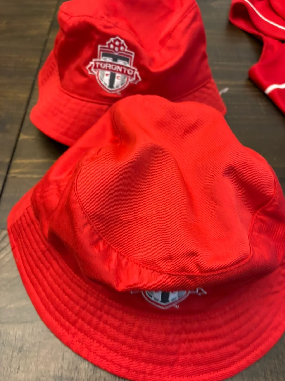 Pair of Toronto FC MLS soccer bucket hats new image indicator(4)