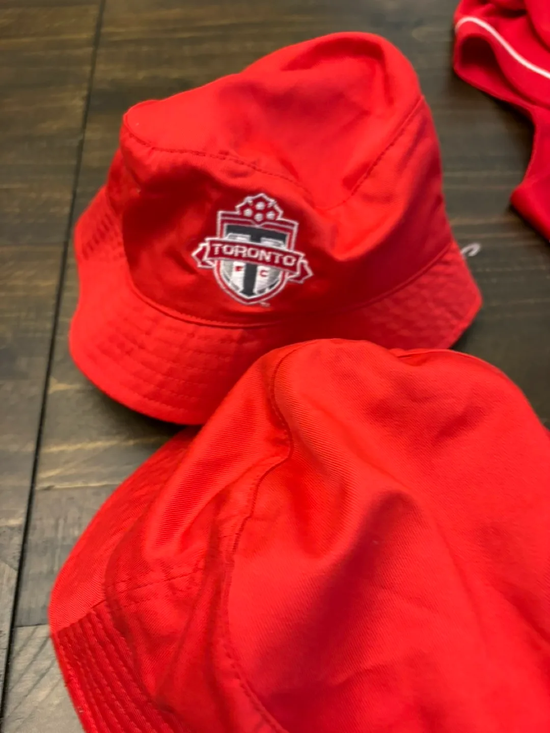 Pair of Toronto FC MLS soccer bucket hats new image indicator(5)
