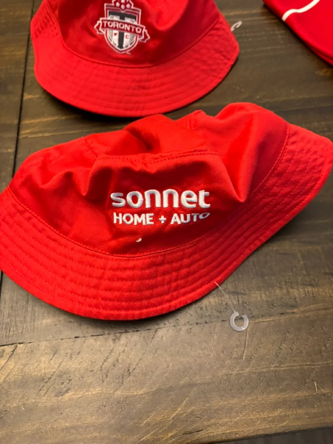 Pair of Toronto FC MLS soccer bucket hats new image indicator(6)