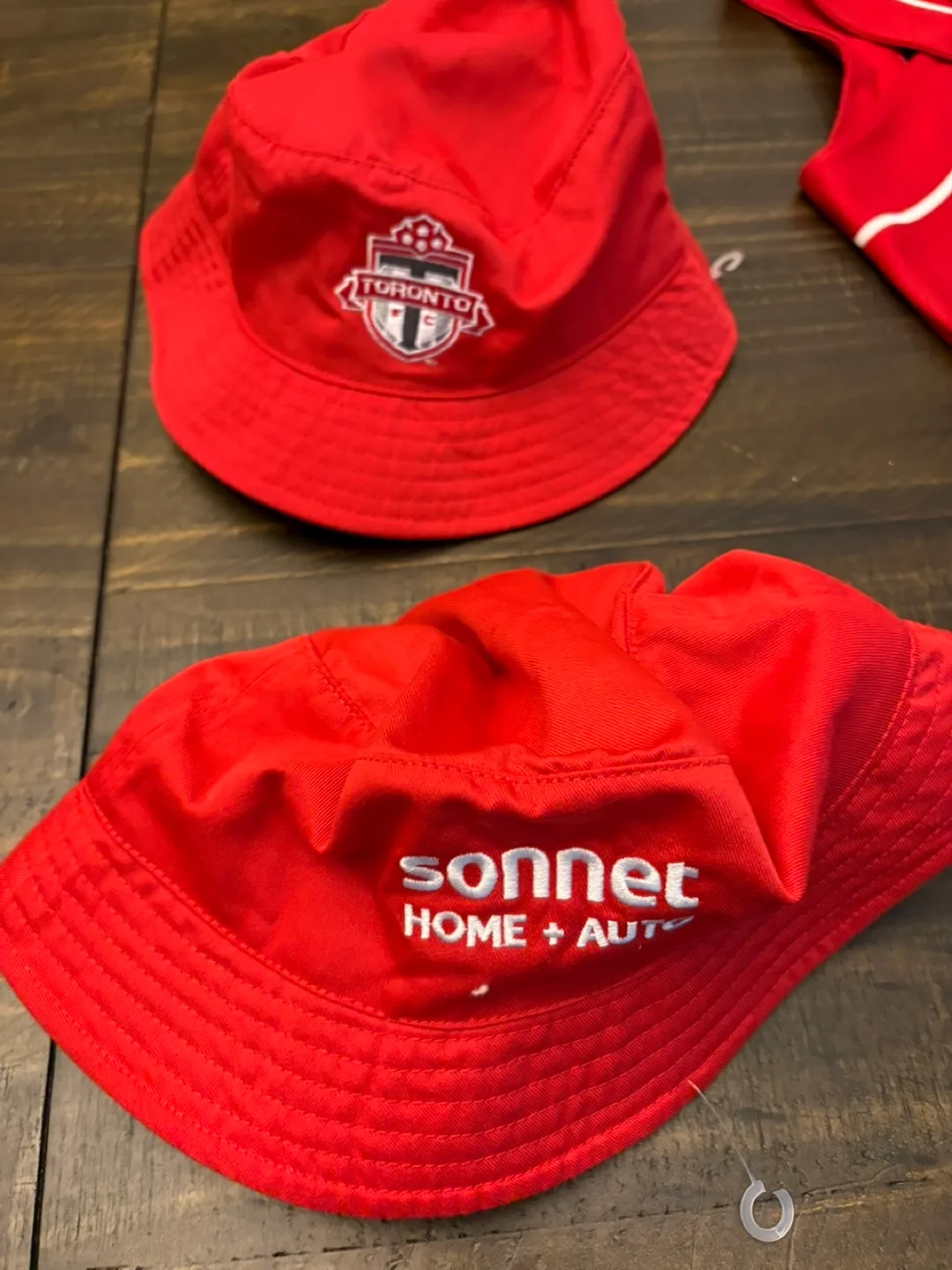 Pair of Toronto FC MLS soccer bucket hats new image indicator(9)