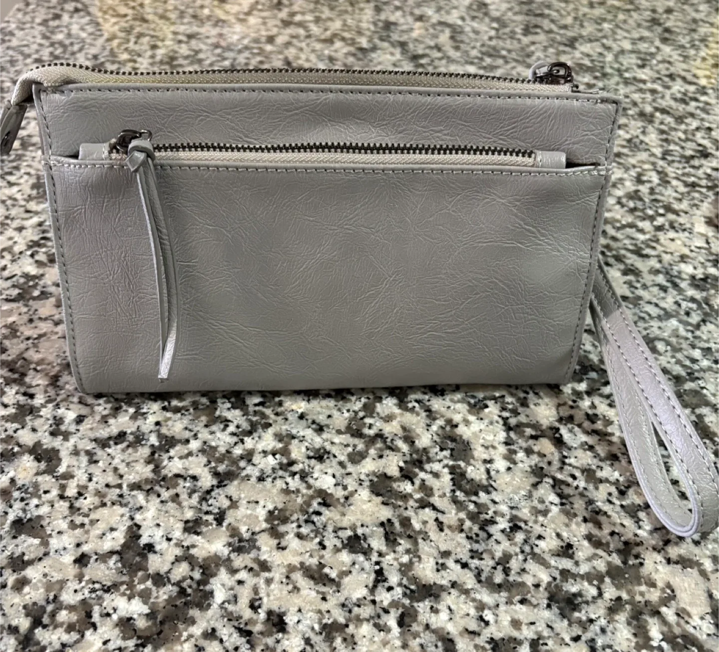 Balenciaga Gray Leather Pouch image indicator(2)