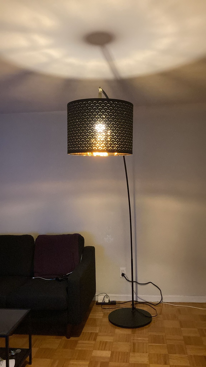 IKEA Skaftet Lamp Base + Nymo Lamp Shade + Bulb - photo 4