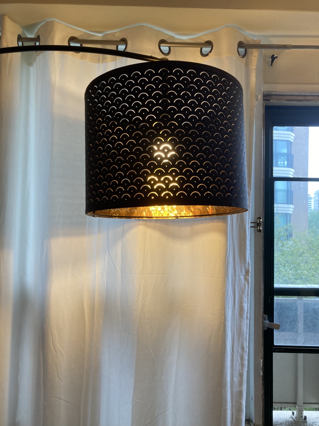 IKEA Skaftet Lamp Base + Nymo Lamp Shade + Bulb - photo 2