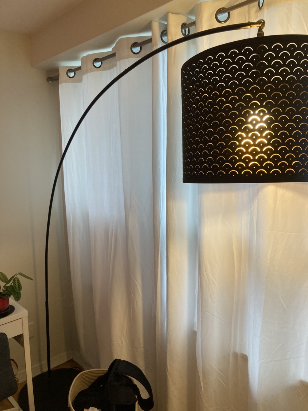 IKEA Skaftet Lamp Base + Nymo Lamp Shade + Bulb - photo 3