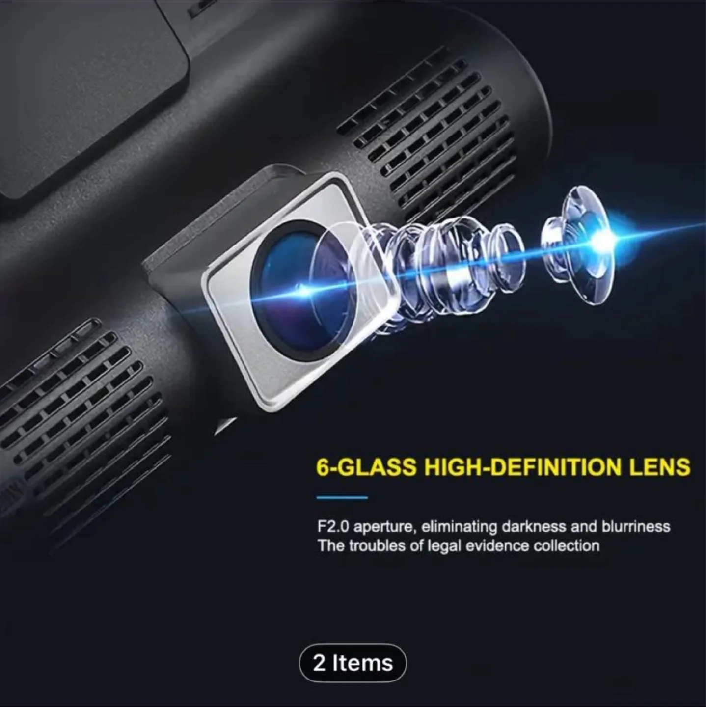 ANNJATUU RV Car Dash Cam with 3-Camera Motion Detection image indicator(4)