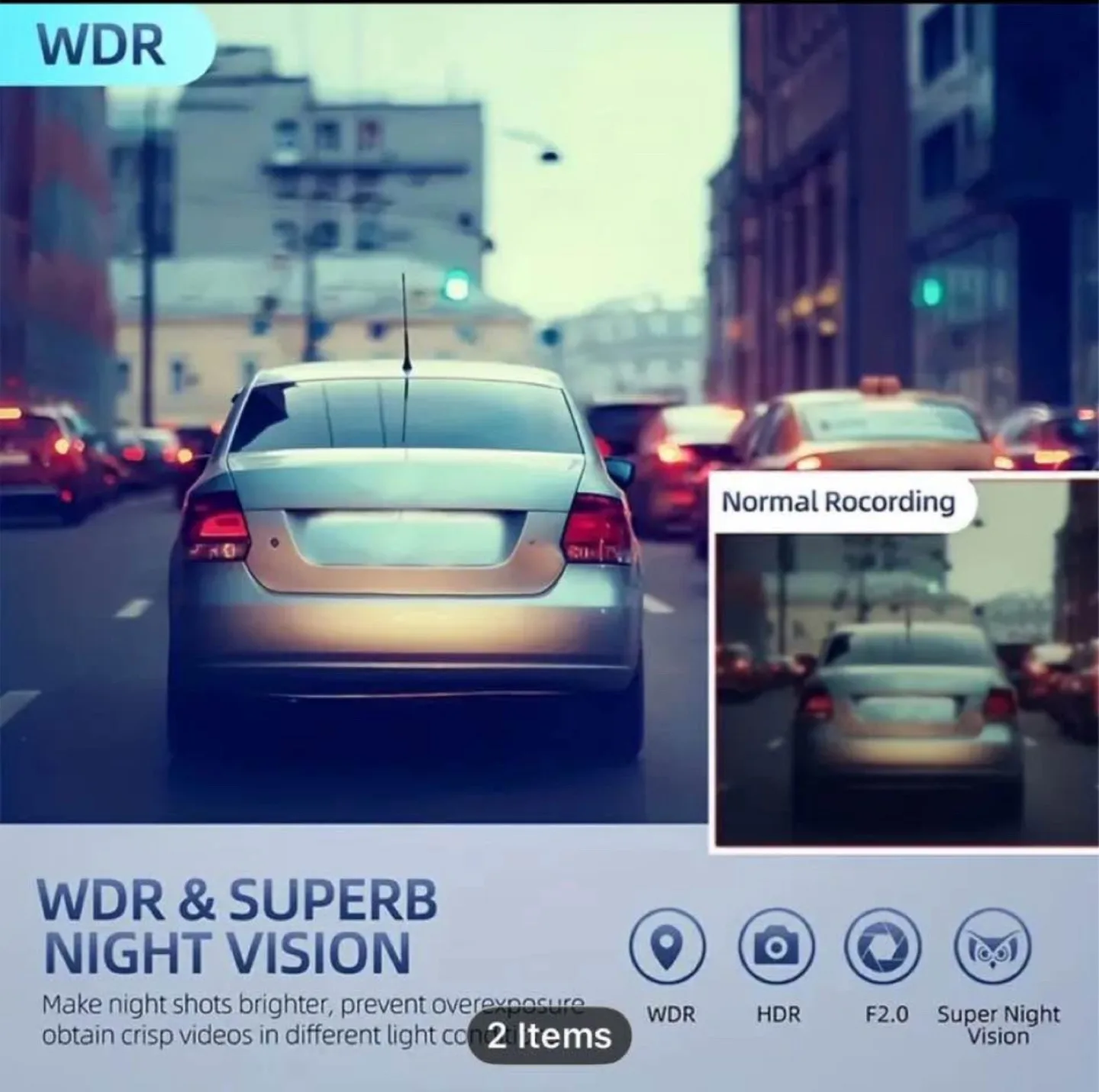 ANNJATUU RV Car Dash Cam with 3-Camera Motion Detection thumbnail