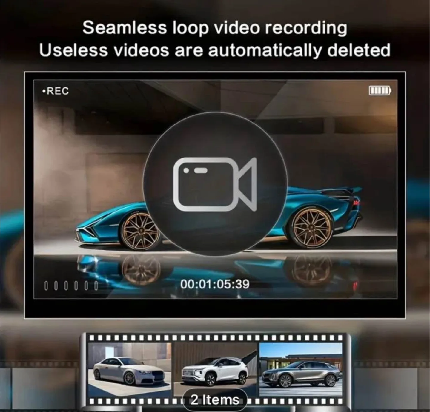 ANNJATUU RV Car Dash Cam with 3-Camera Motion Detection image indicator(2)
