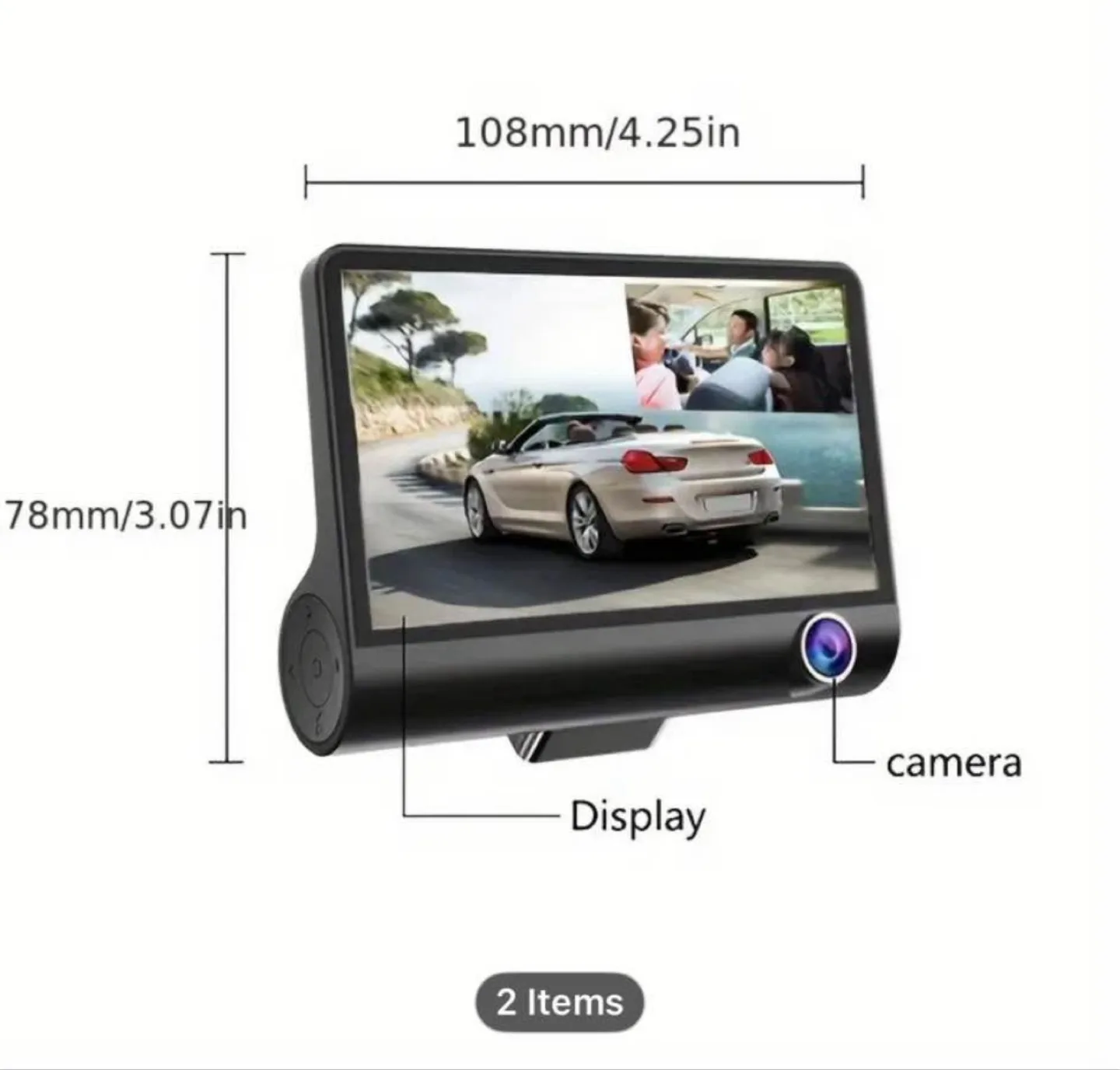 ANNJATUU RV Car Dash Cam with 3-Camera Motion Detection image indicator(7)