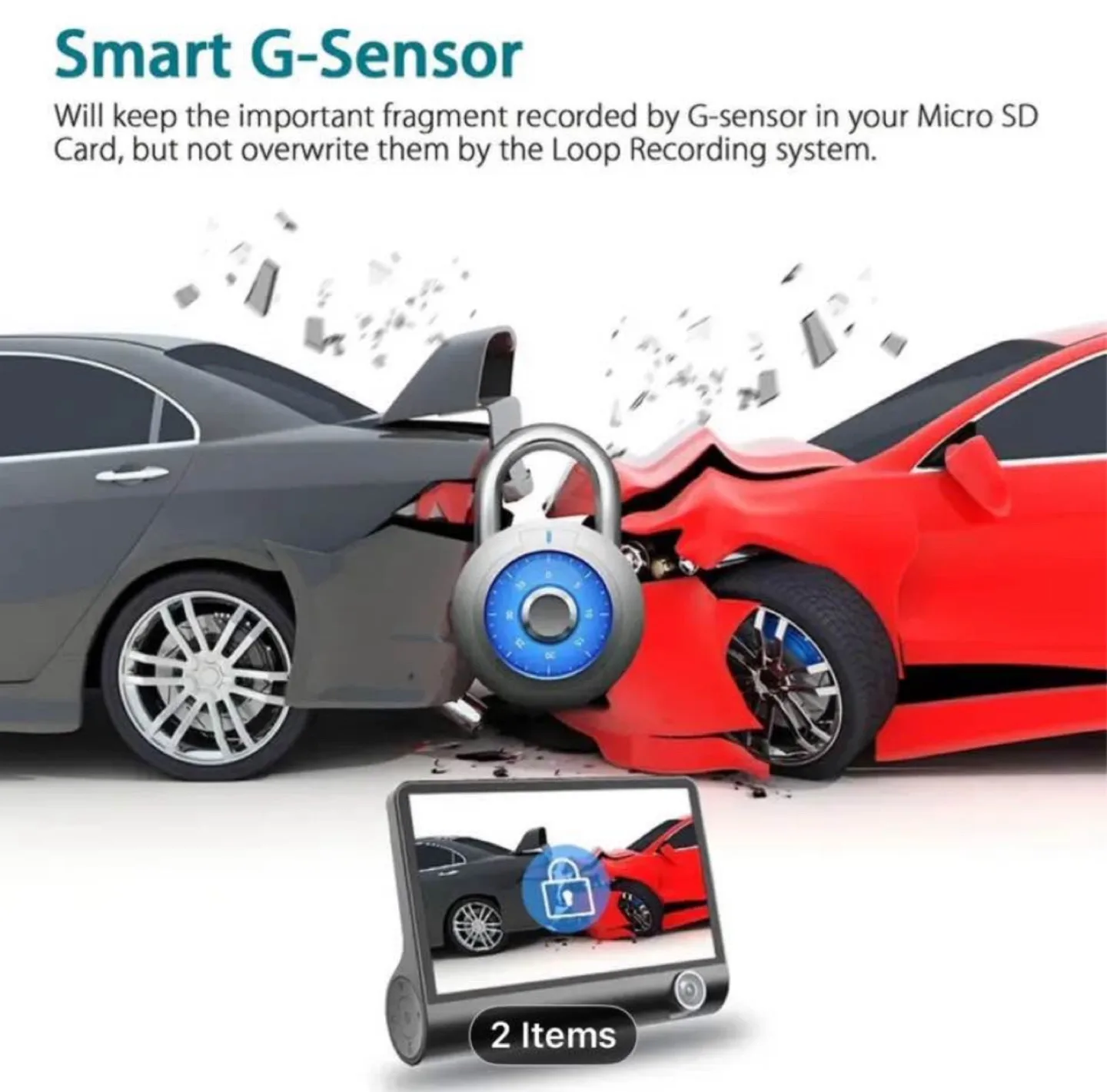 ANNJATUU RV Car Dash Cam with 3-Camera Motion Detection image indicator(3)