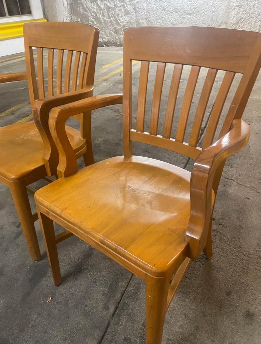 Wooden Arm Chairs - Set of 6 - photo 2