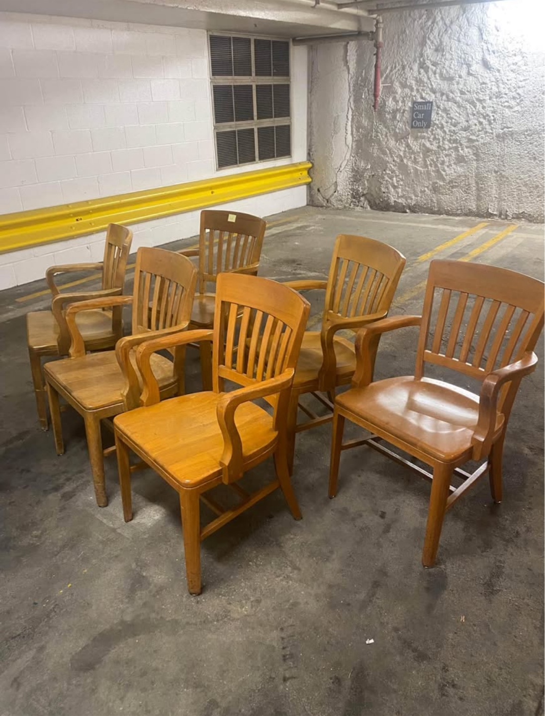 Wooden Arm Chairs - Set of 6 - photo 3