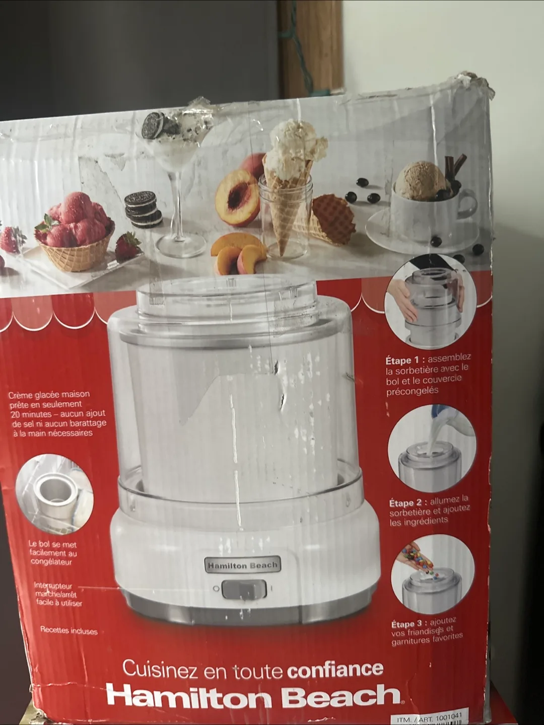 Hamilton Beach Ice Cream Maker - 1.5 Quart image indicator(2)