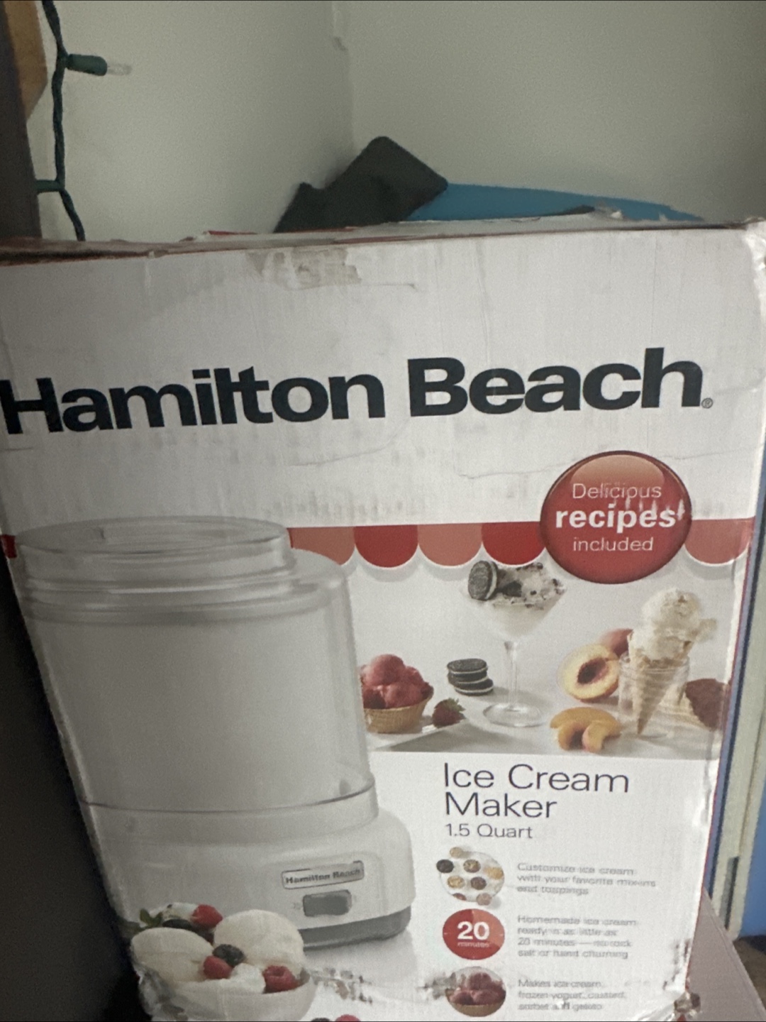 Hamilton Beach Ice Cream Maker - 1.5 Quart