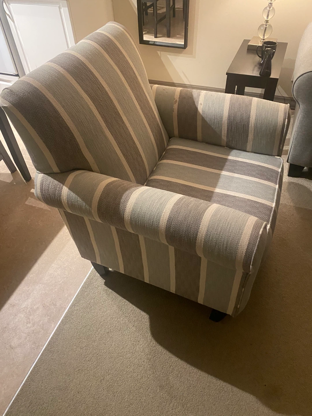 Striped Armchair