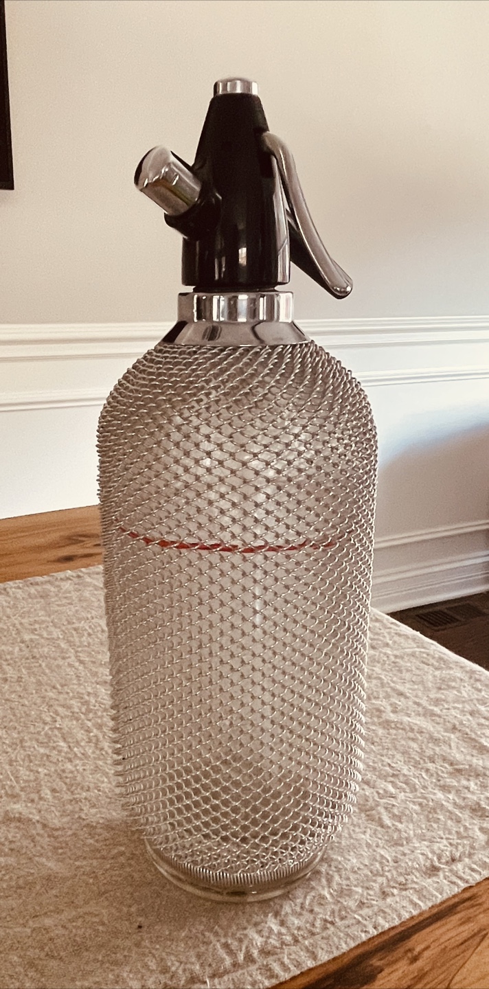 Merkuria Kovocas Wire Mesh Glass Seltzer Soda Bottle 1980s - photo 2