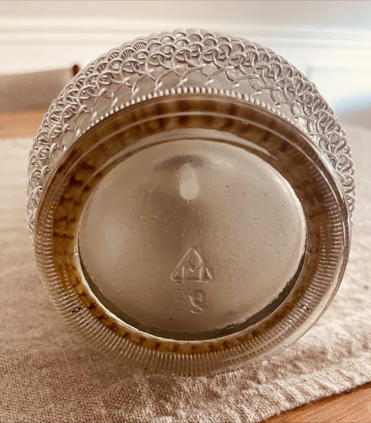 Merkuria Kovocas Wire Mesh Glass Seltzer Soda Bottle 1980s - photo 5