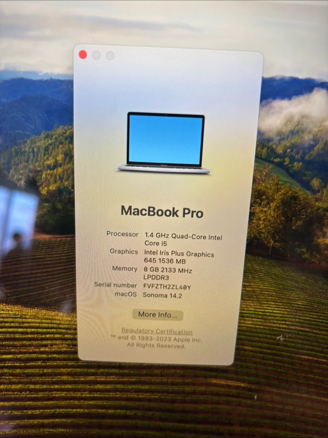 MacBook Pro 2019 in good condition image indicator(9)