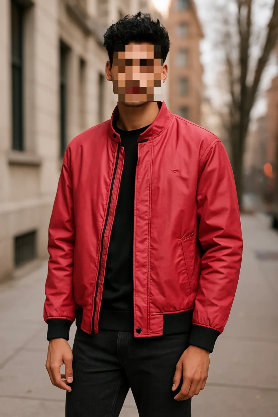 Men’s Colorplus Red Bomber Jacket thumbnail