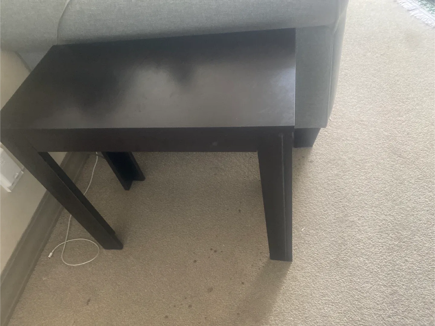 Dark Brown Side Table thumbnail