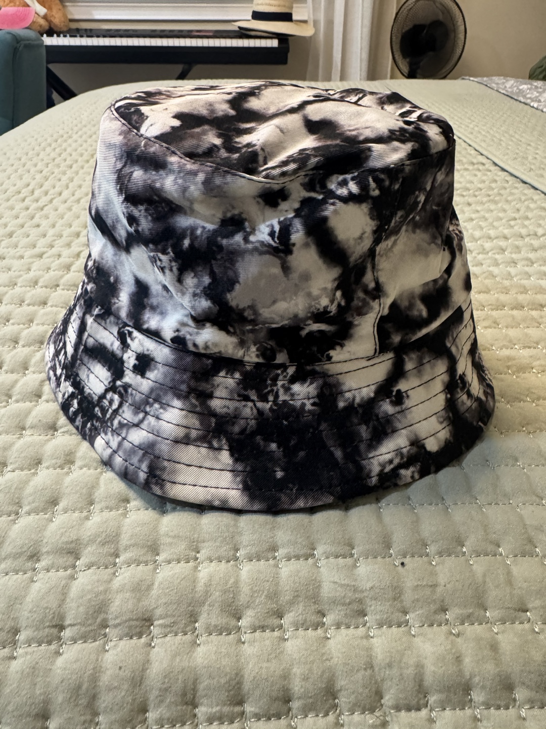 Bucket Hat - Black & White - Cotton Blend