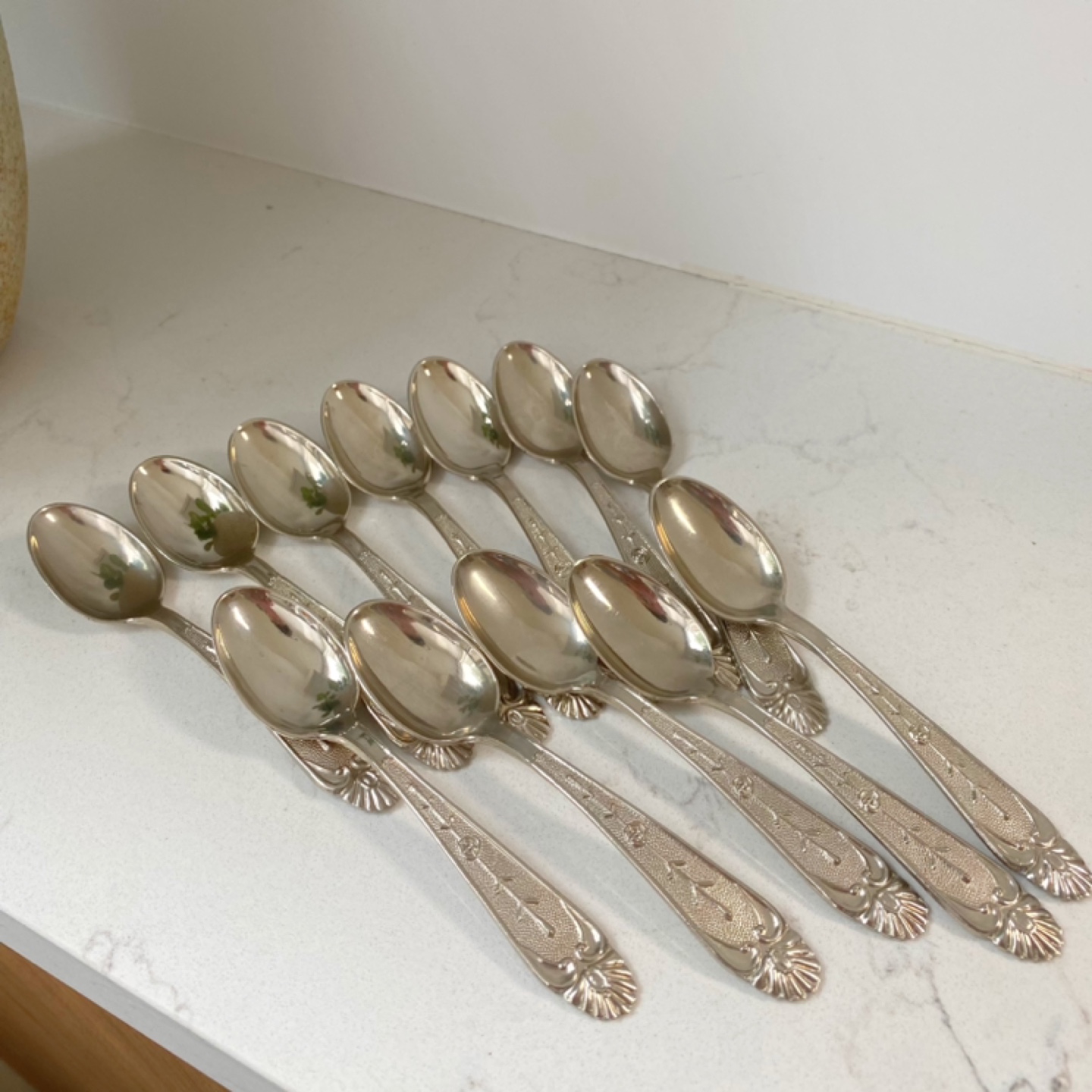Vintage Silver Plated Small Spoons - Set of 12 - photo 2