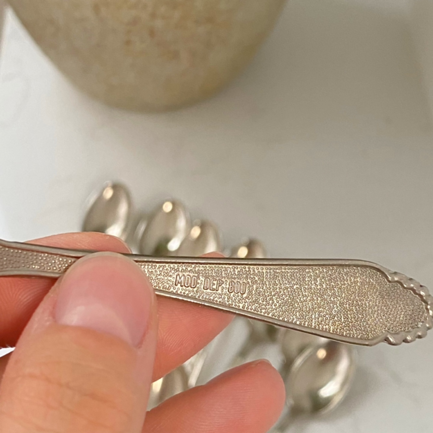 Vintage Silver Plated Small Spoons - Set of 12 - photo 5