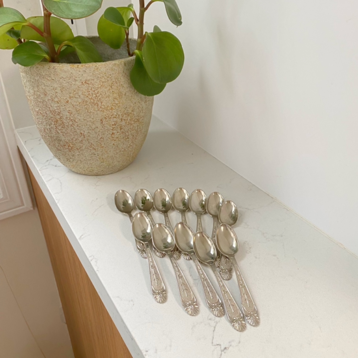 Vintage Silver Plated Small Spoons - Set of 12