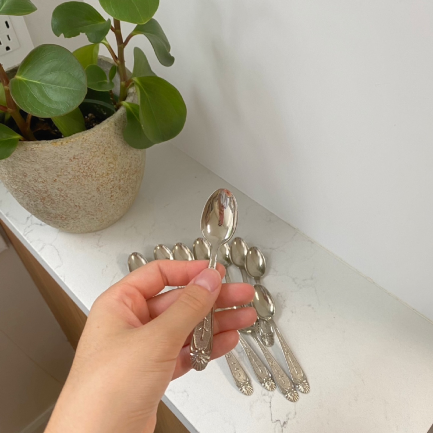 Vintage Silver Plated Small Spoons - Set of 12 - photo 3