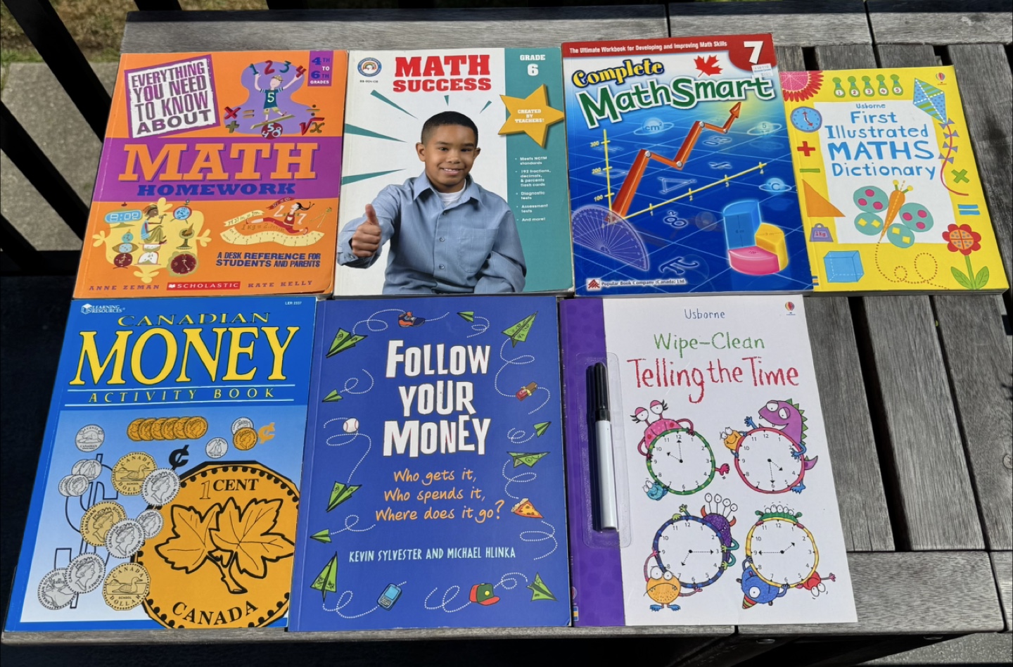 Kids' Math & Money Activity Books Bundle