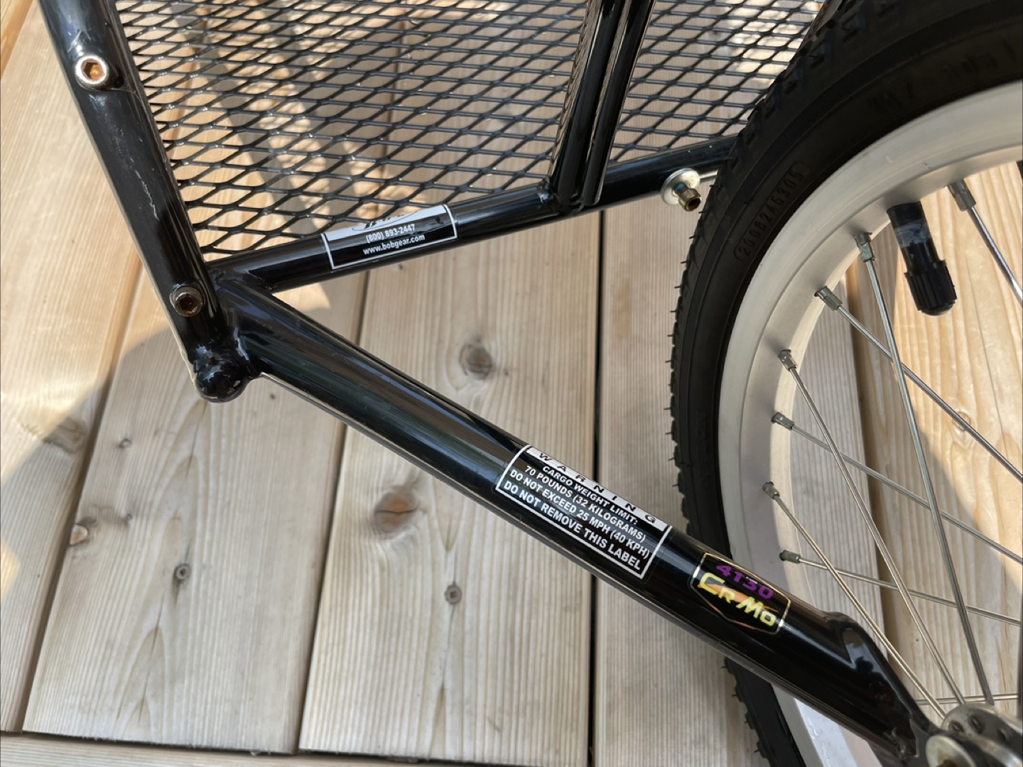 BOB Ibex Bicycle Cargo Trailer - Black - photo 5