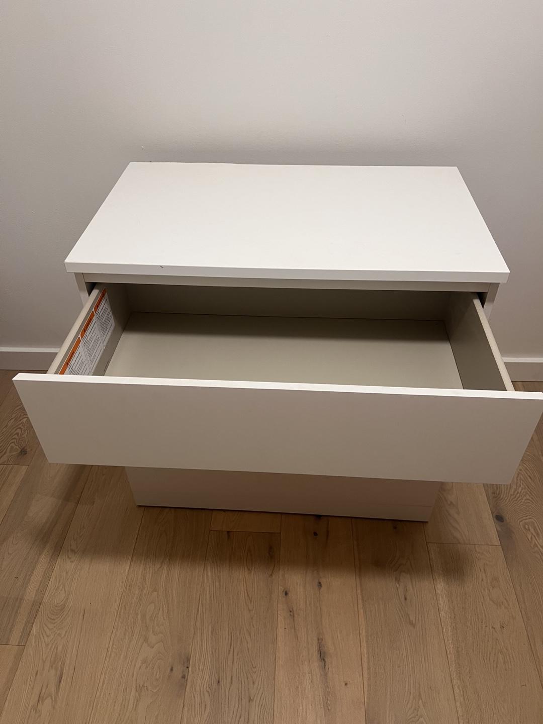White 3-Drawer Dresser - photo 2