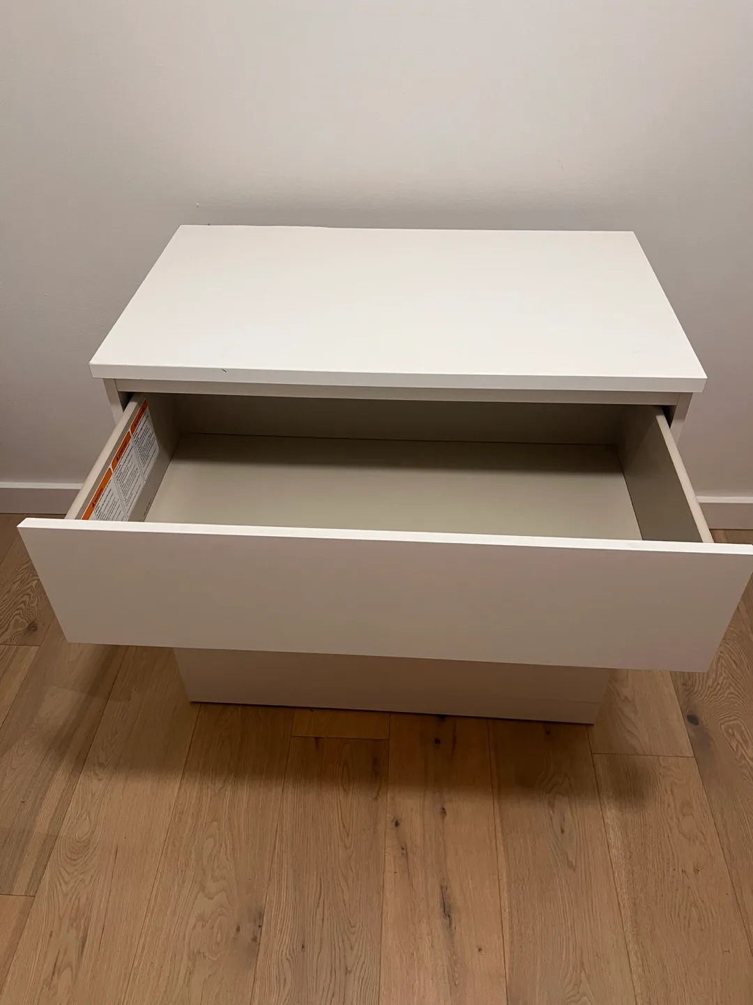 White 3-Drawer Dresser image indicator(2)