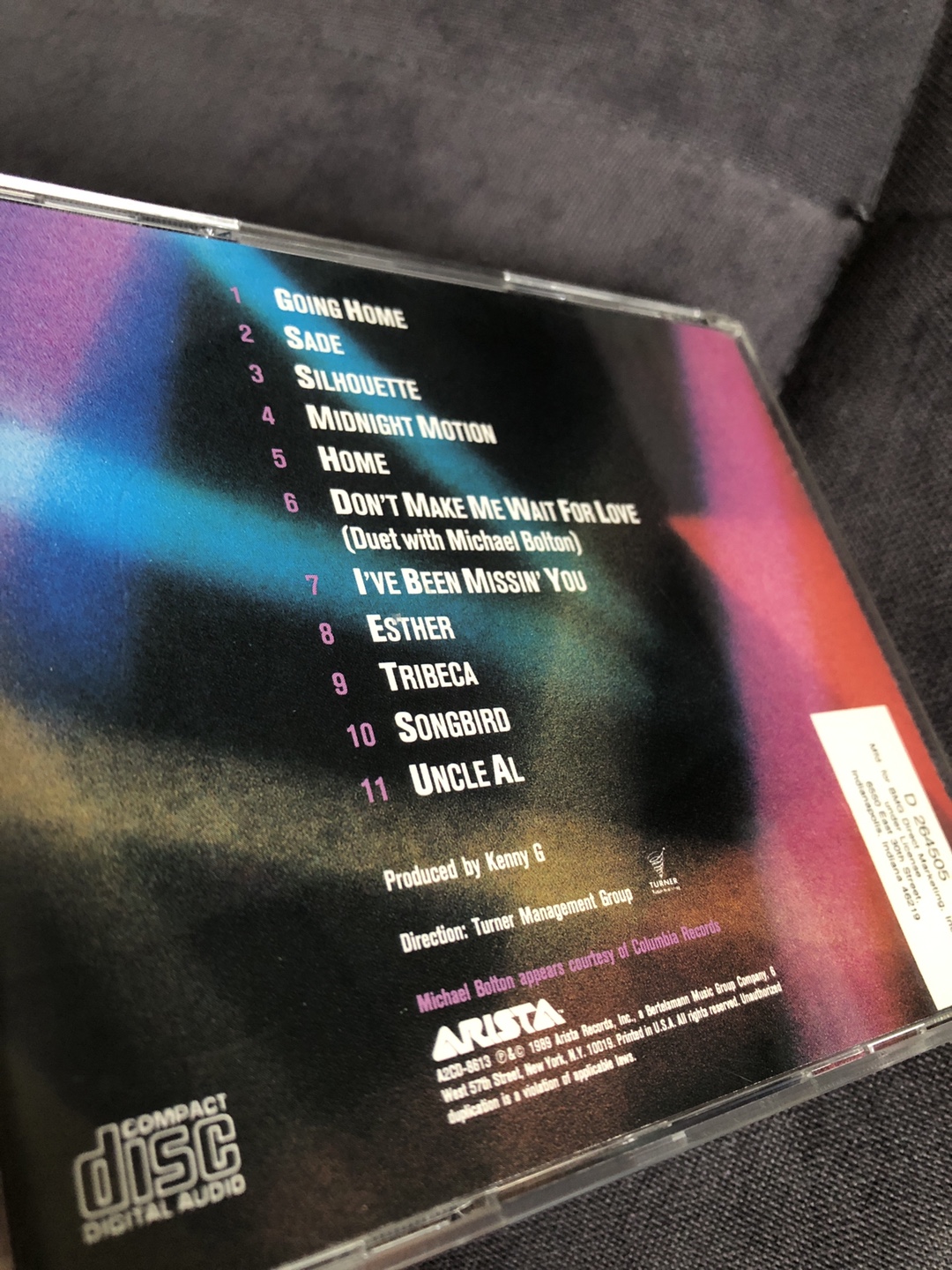 Kenny G Live CD - photo 5