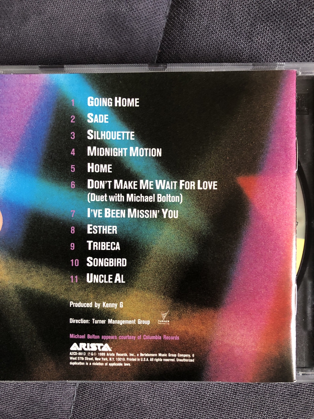Kenny G Live CD - photo 2