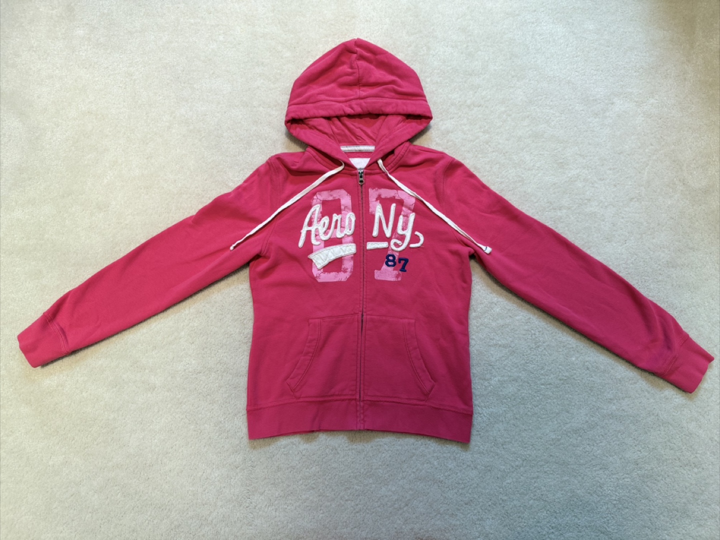 Pink Aeropostale Hoodie - Size Large