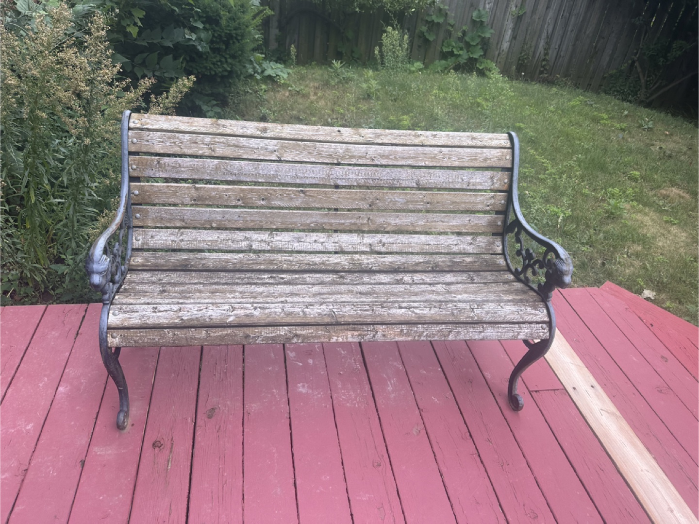 Outdoor Wooden Bench