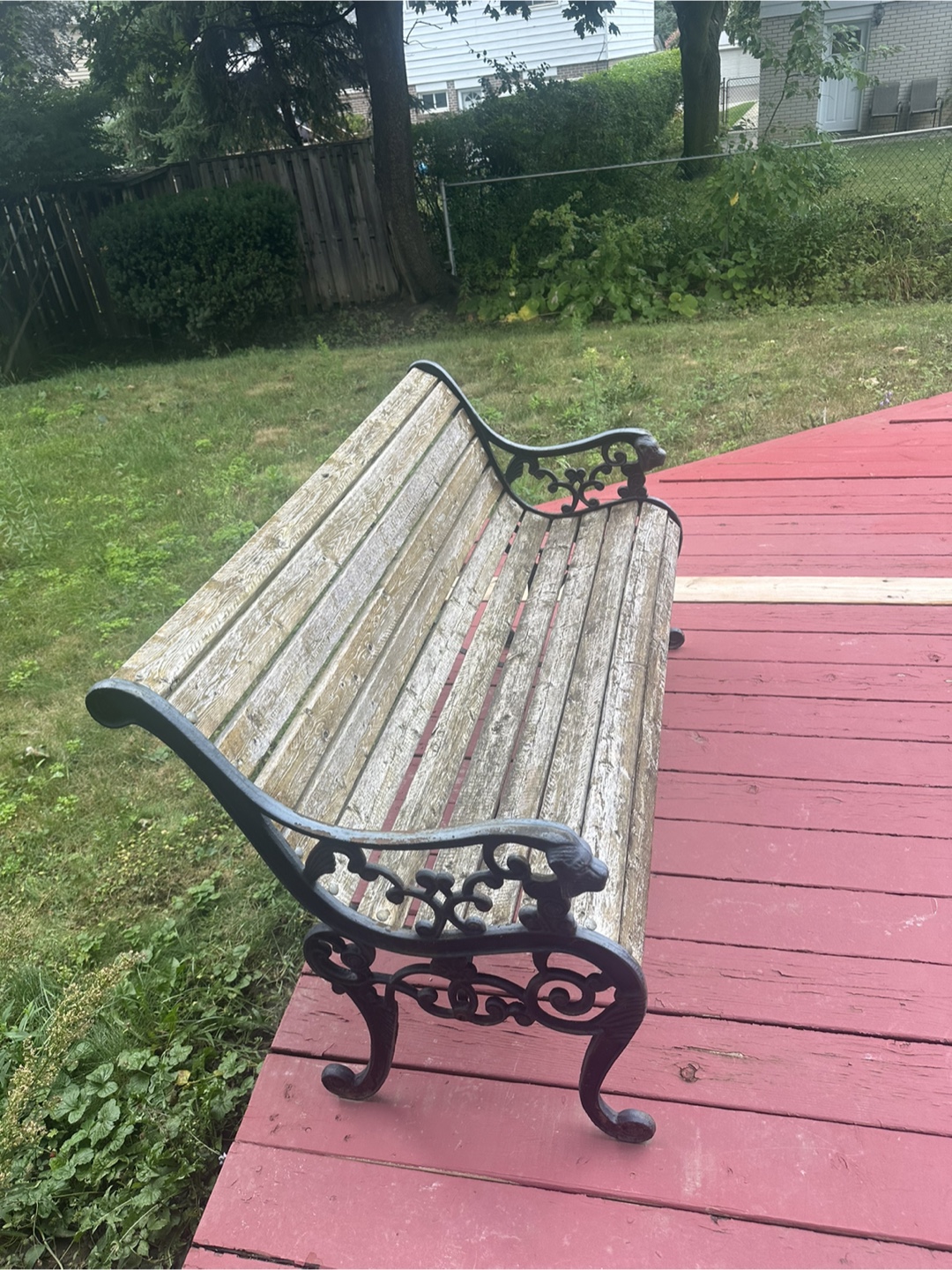 Outdoor Wooden Bench - photo 2