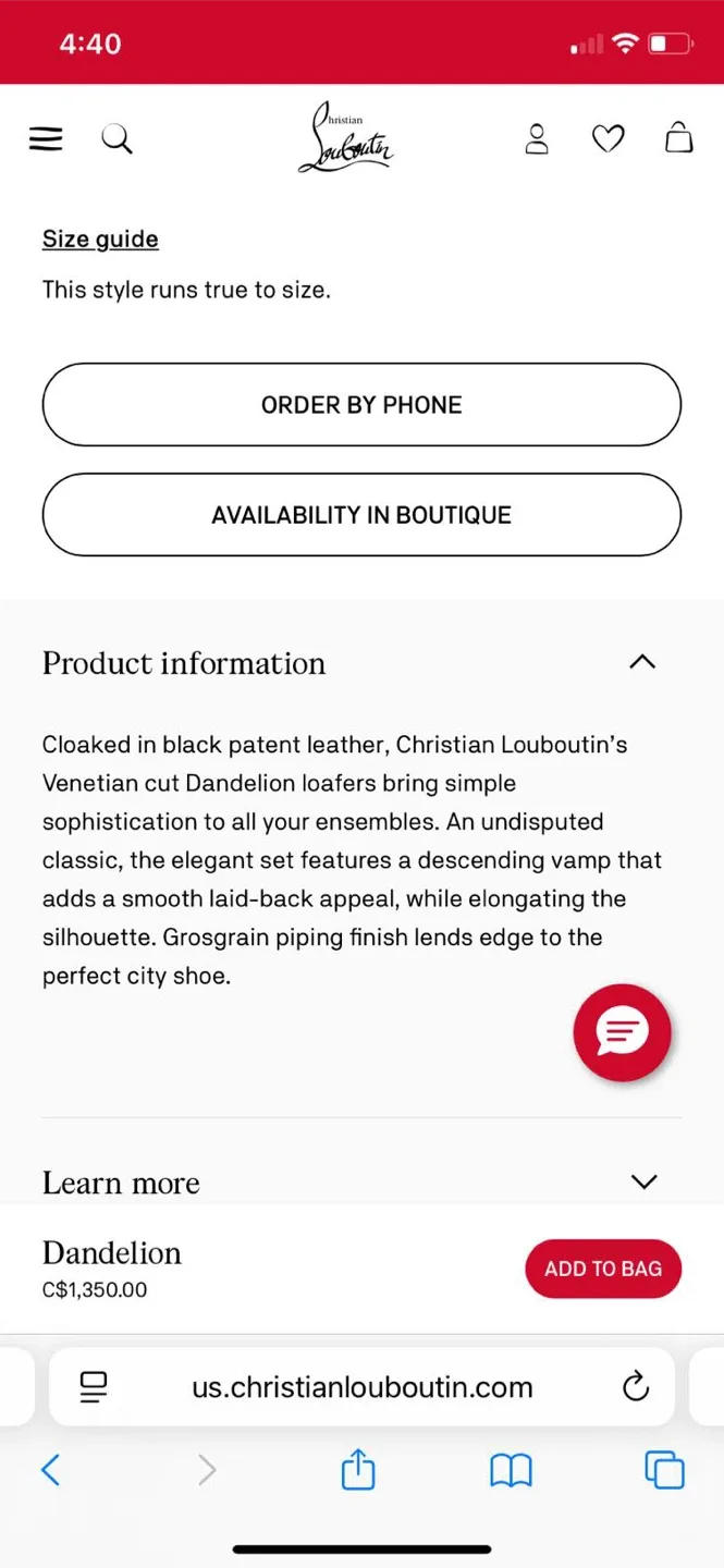 Christian Louboutin Dandelion Loafers Size 47 image indicator(10)