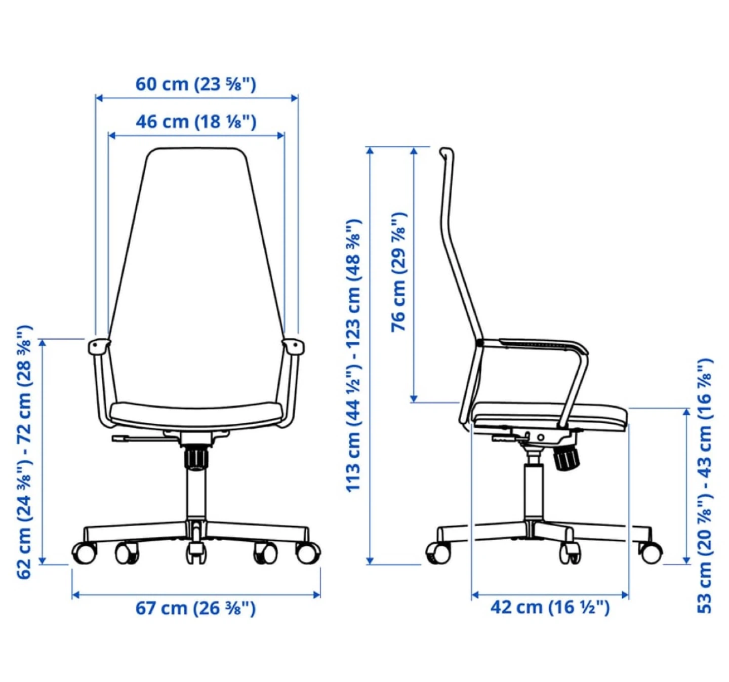 IKEA HUVUDSPELARE Gaming Chair, Black - photo 3