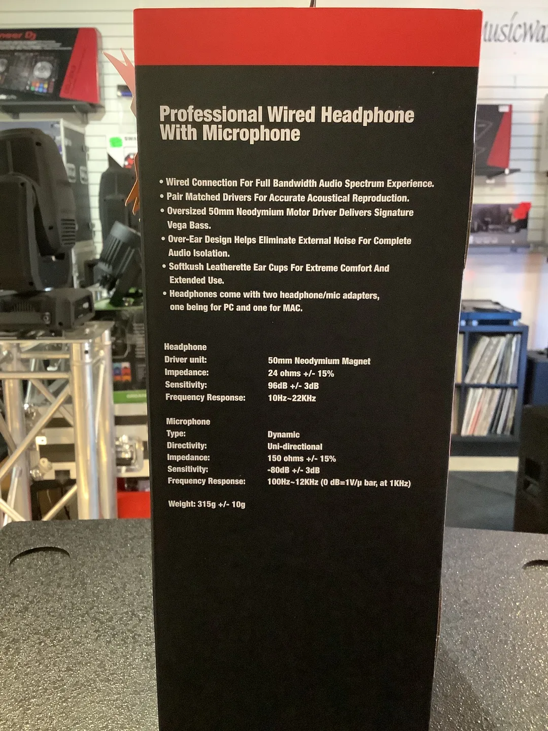 Cerwin Vega HB2 Professional DJ Headphones + Microphone image indicator(2)