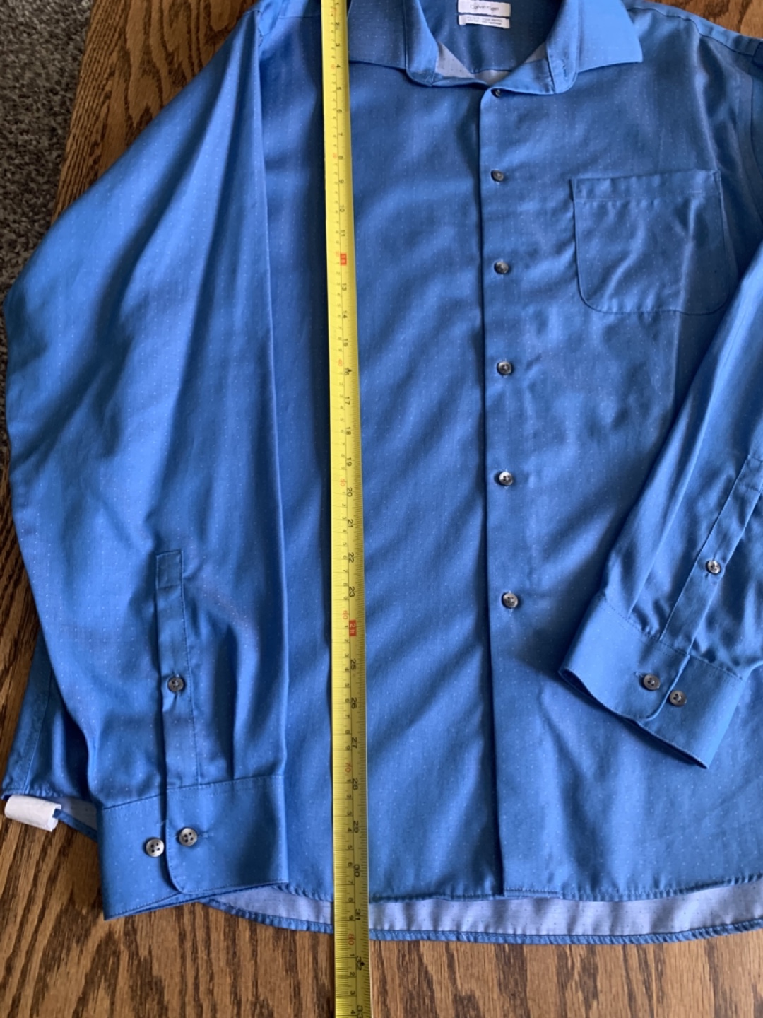Calvin Klein Dress Shirt - Blue, XL/TG, 17 36/37 - photo 3