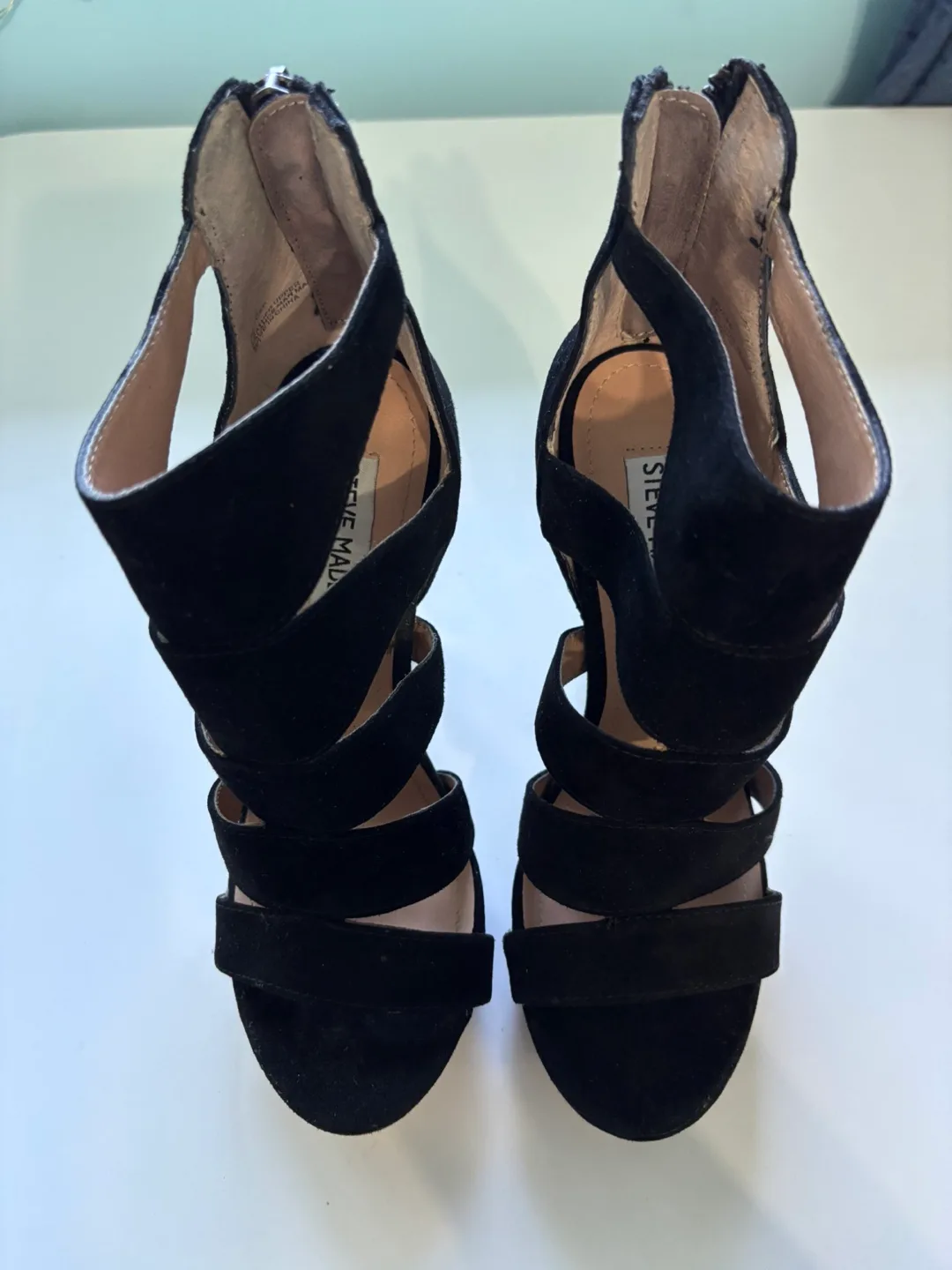 Steve Madden SPYCEE Black Heels - Size 6M thumbnail