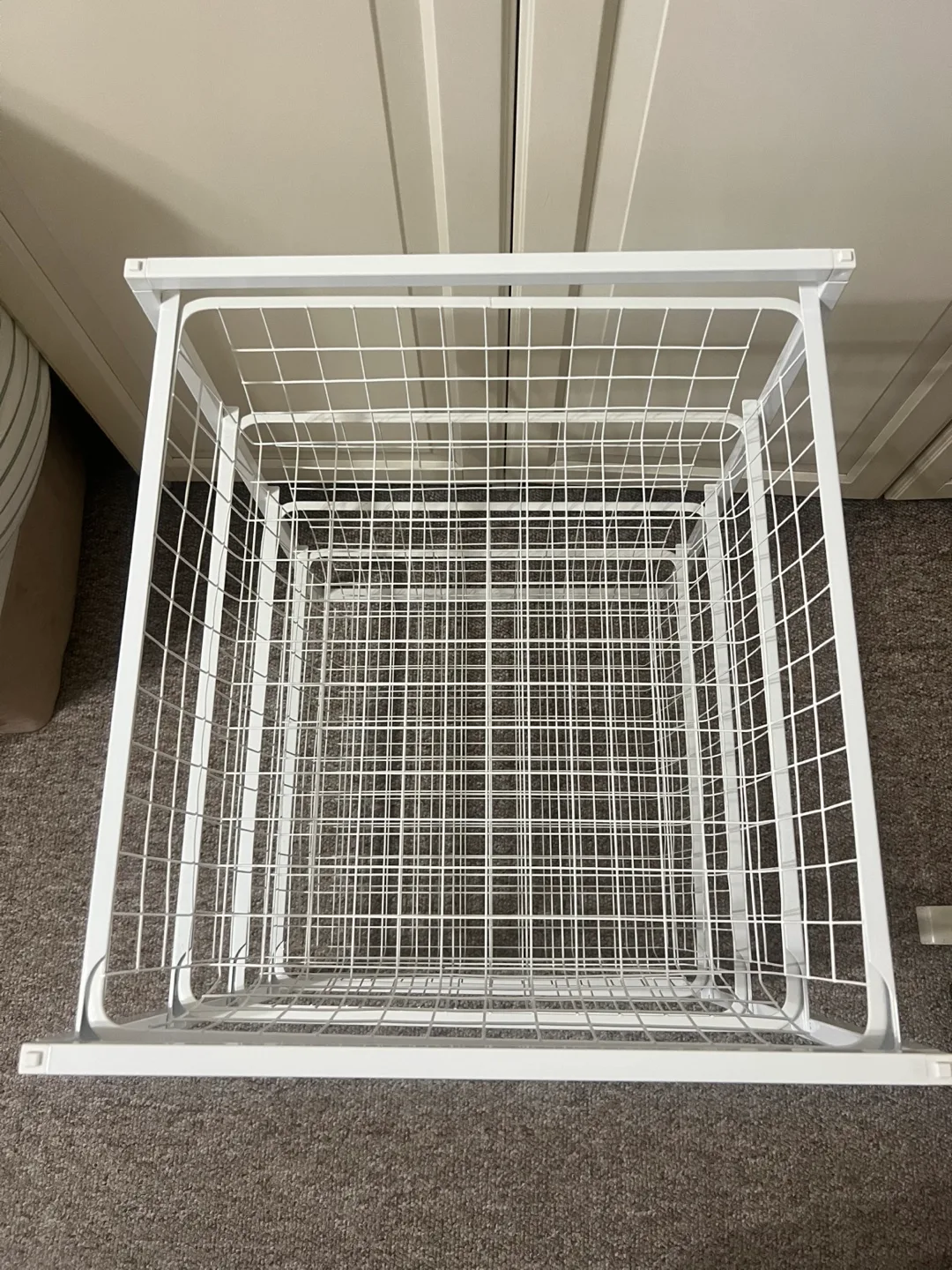 White Wire Storage Drawer Rack image indicator(2)