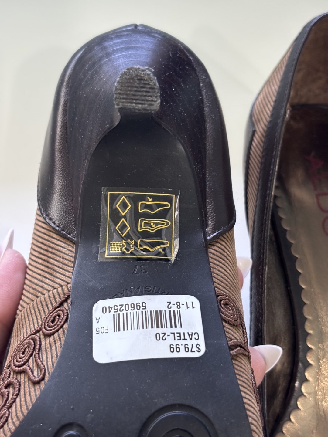 Aldo Brown Heels - Size 7 - photo 4
