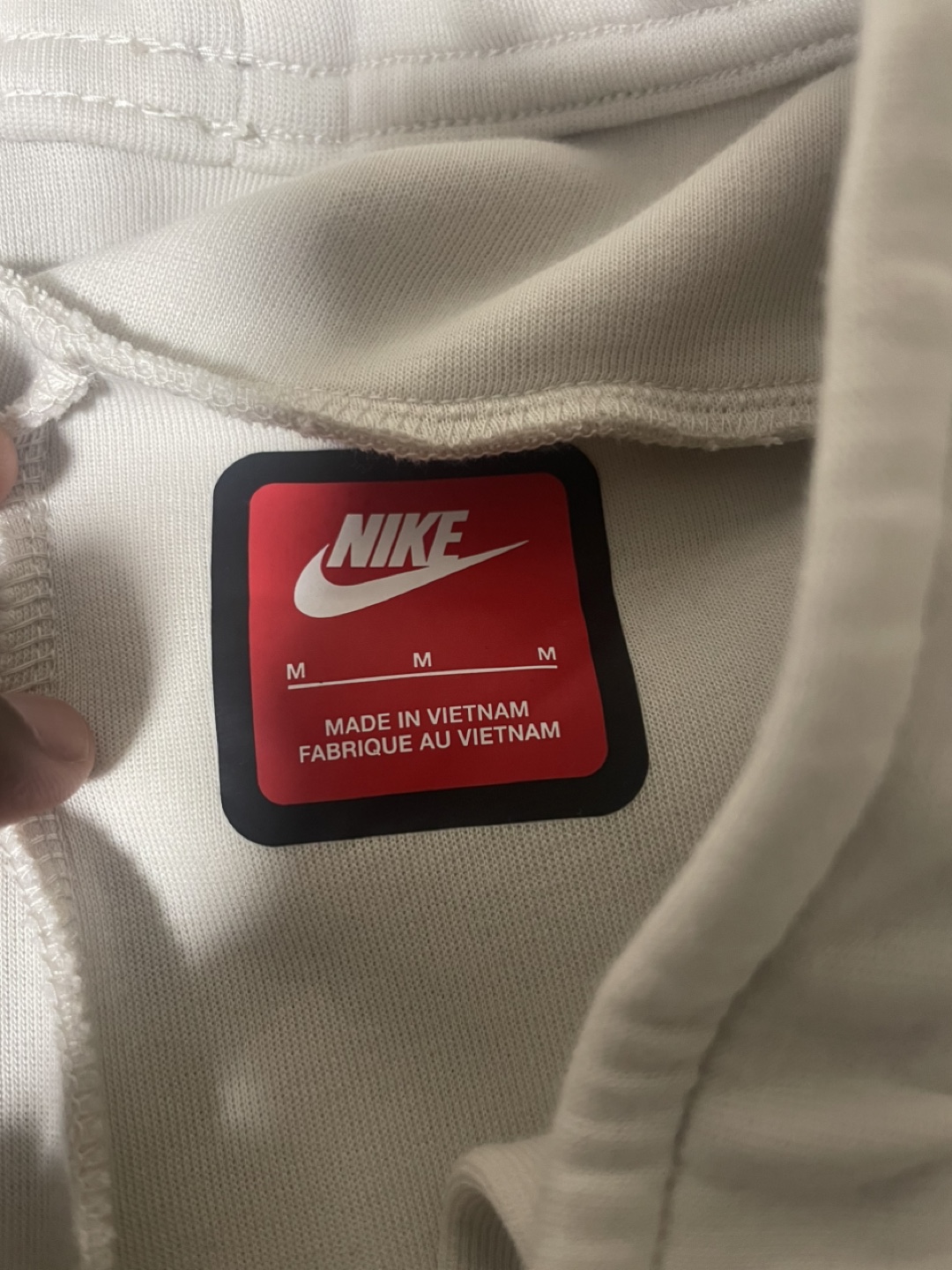 Nike Tech Fleece White Tracksuit - Size M/XL - photo 5