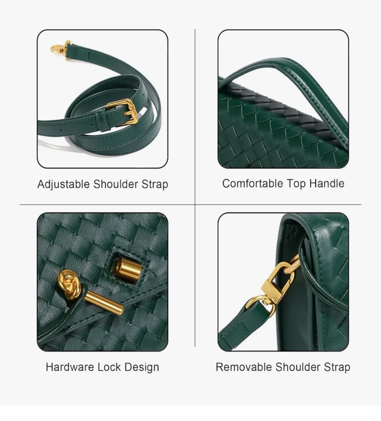 New Woven clutch / bag black image indicator(2)