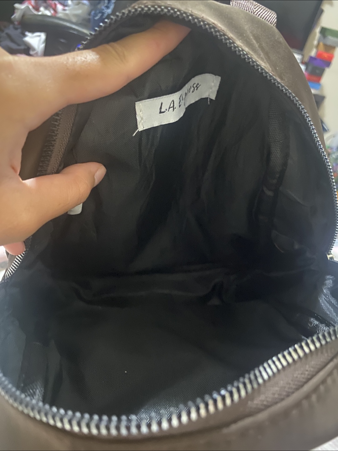 L.A. Express Brown Mini Backpack - photo 3