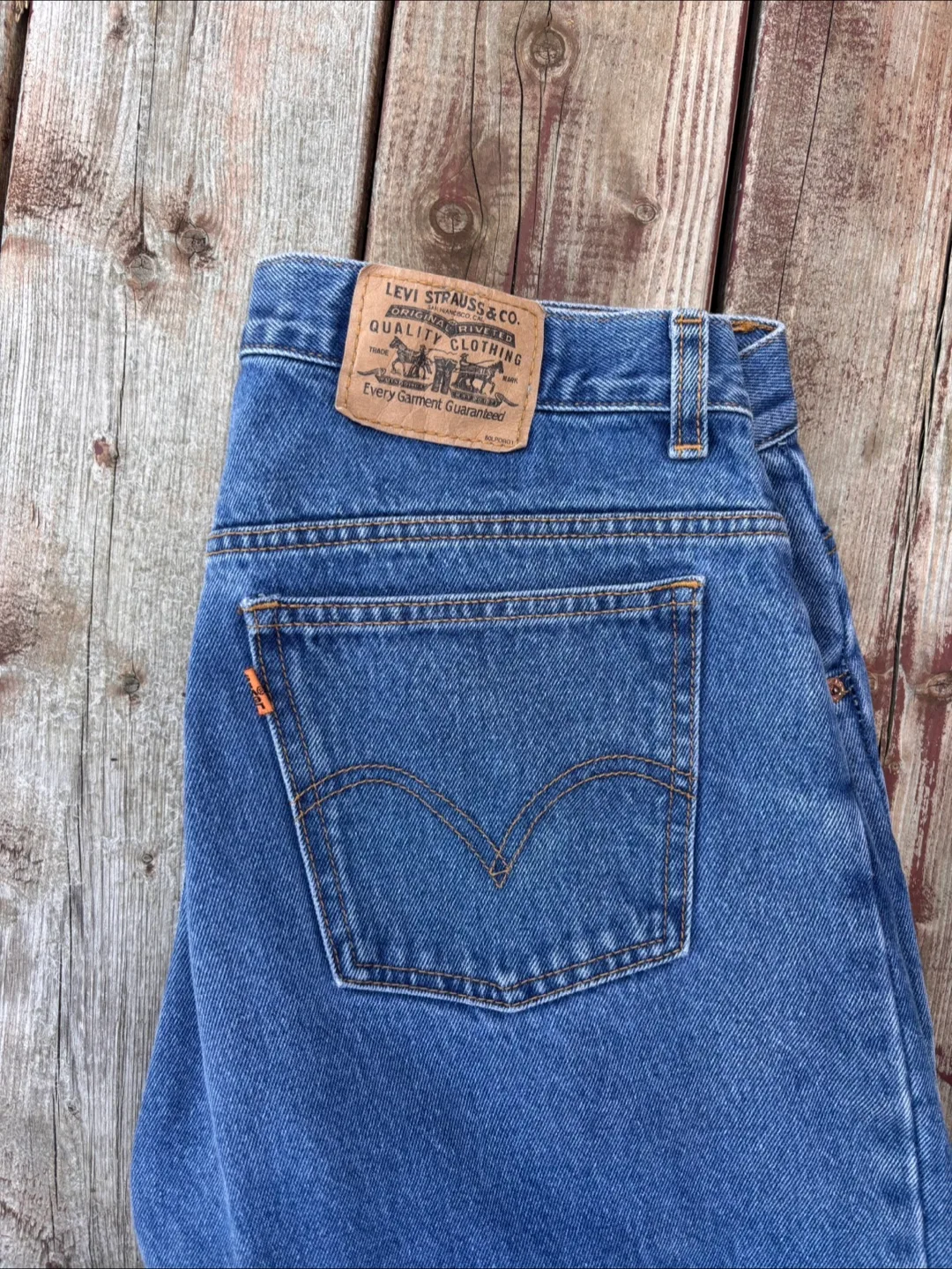 Vintage orange tab Levi Strauss & Co. Jeans image indicator(2)