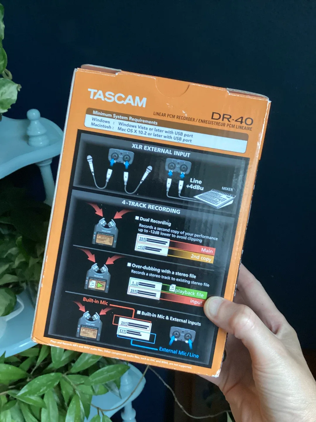 Tascam DR-40 Version 2 Linear PCM Recorder image indicator(2)